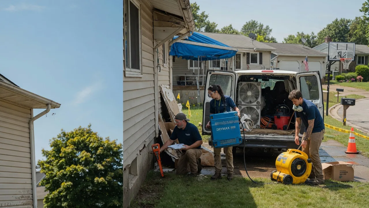 Ceiling Leak Cleanup in Delphos, OH near me