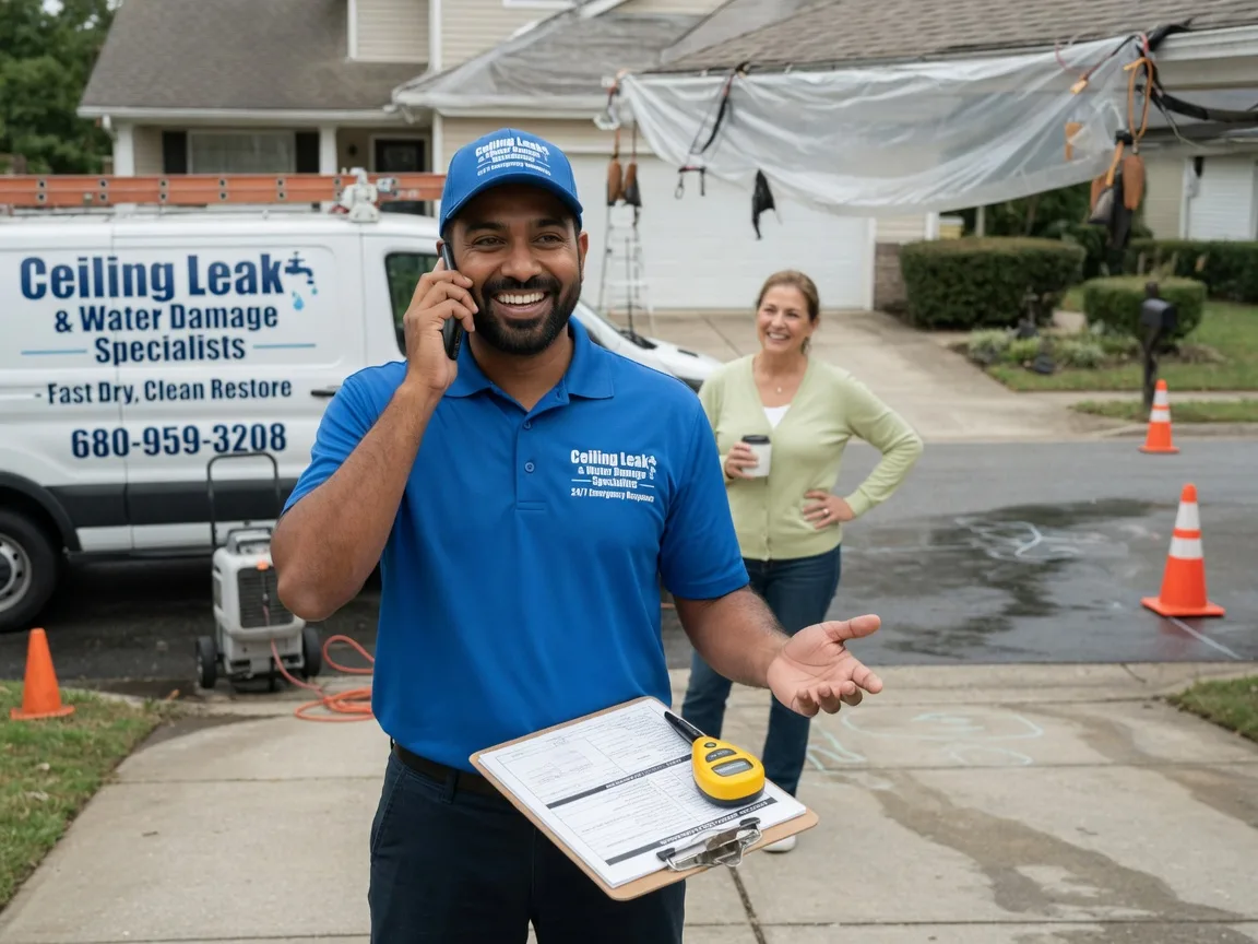 Ceiling Leak Cleanup Delphos, OH FAQs